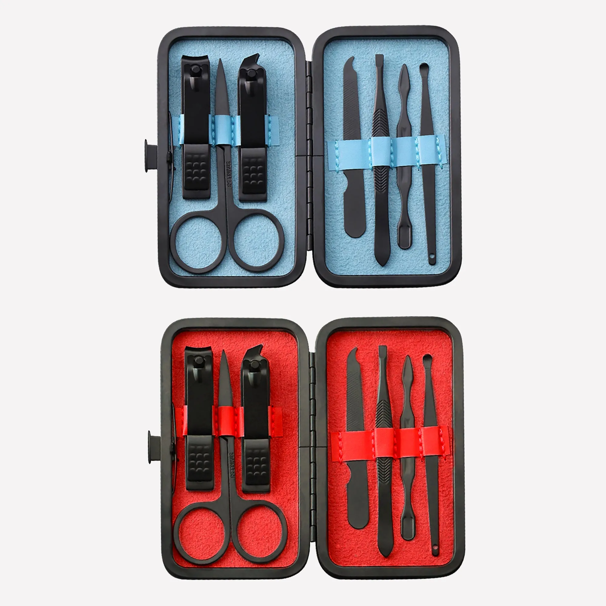 Travel Size Seven-Piece Stainless Steel Manicure Pedicure Set