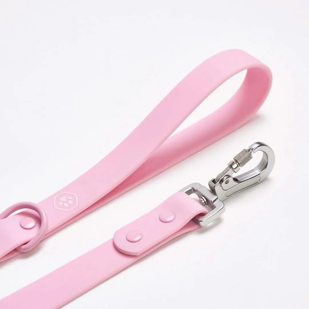 Waterproof PVC Dog Leash - Pink