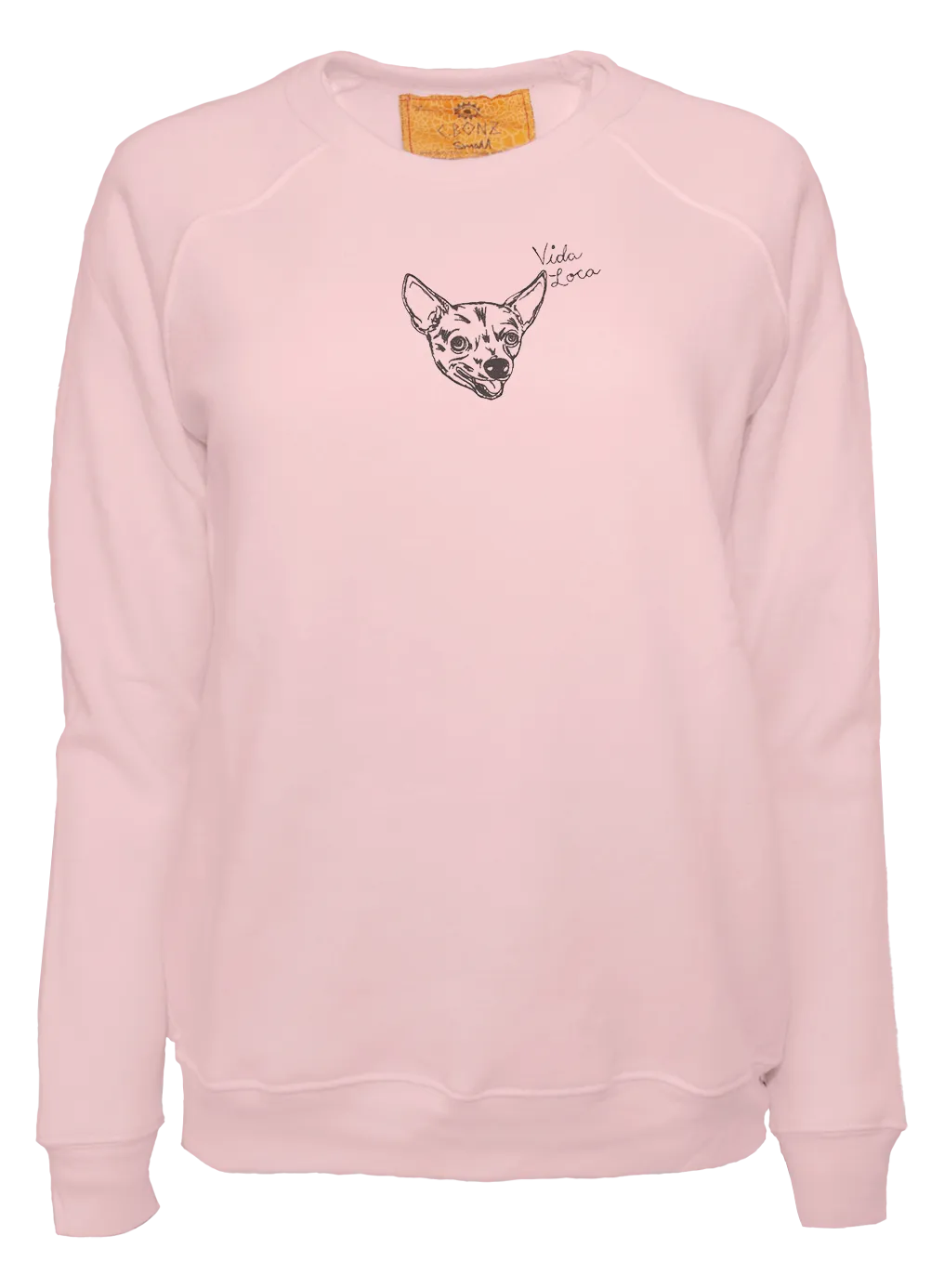 Women's Custom Pet Portrait Classic Crew Pullover