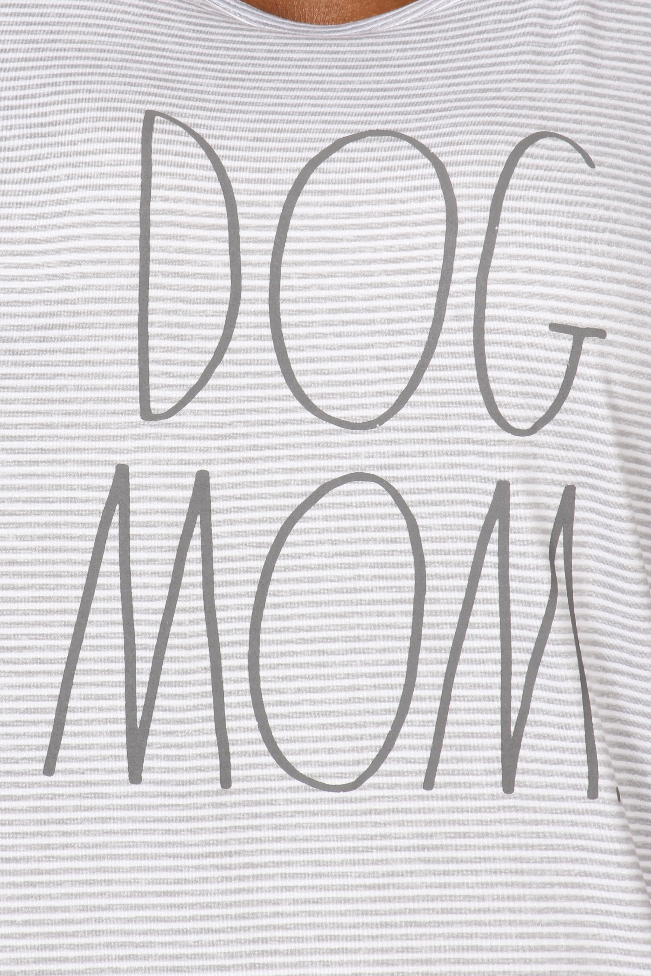 Women's "DOG MOM" Short Sleeve Nightshirt