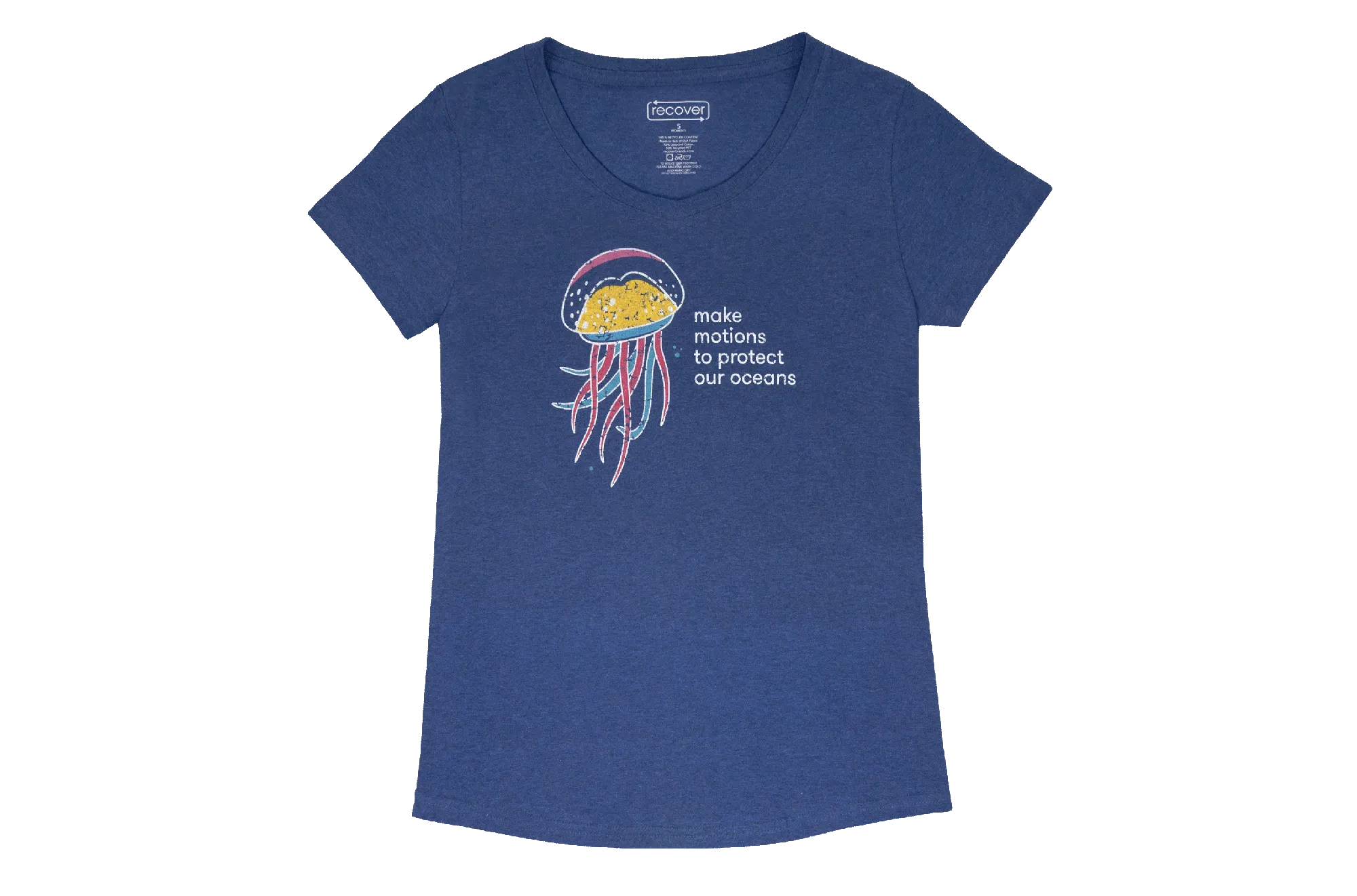 Women's V-Neck T-Shirt: Oceans