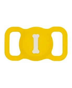 Yellow AirTag Collar Holder