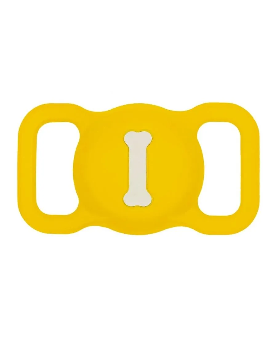 Yellow AirTag Collar Holder